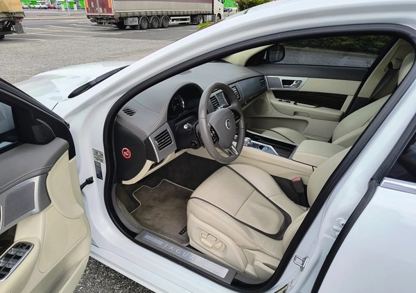 Jaguar XF cena 51900 przebieg: 251121, rok produkcji 2012 z Wyszków małe 211